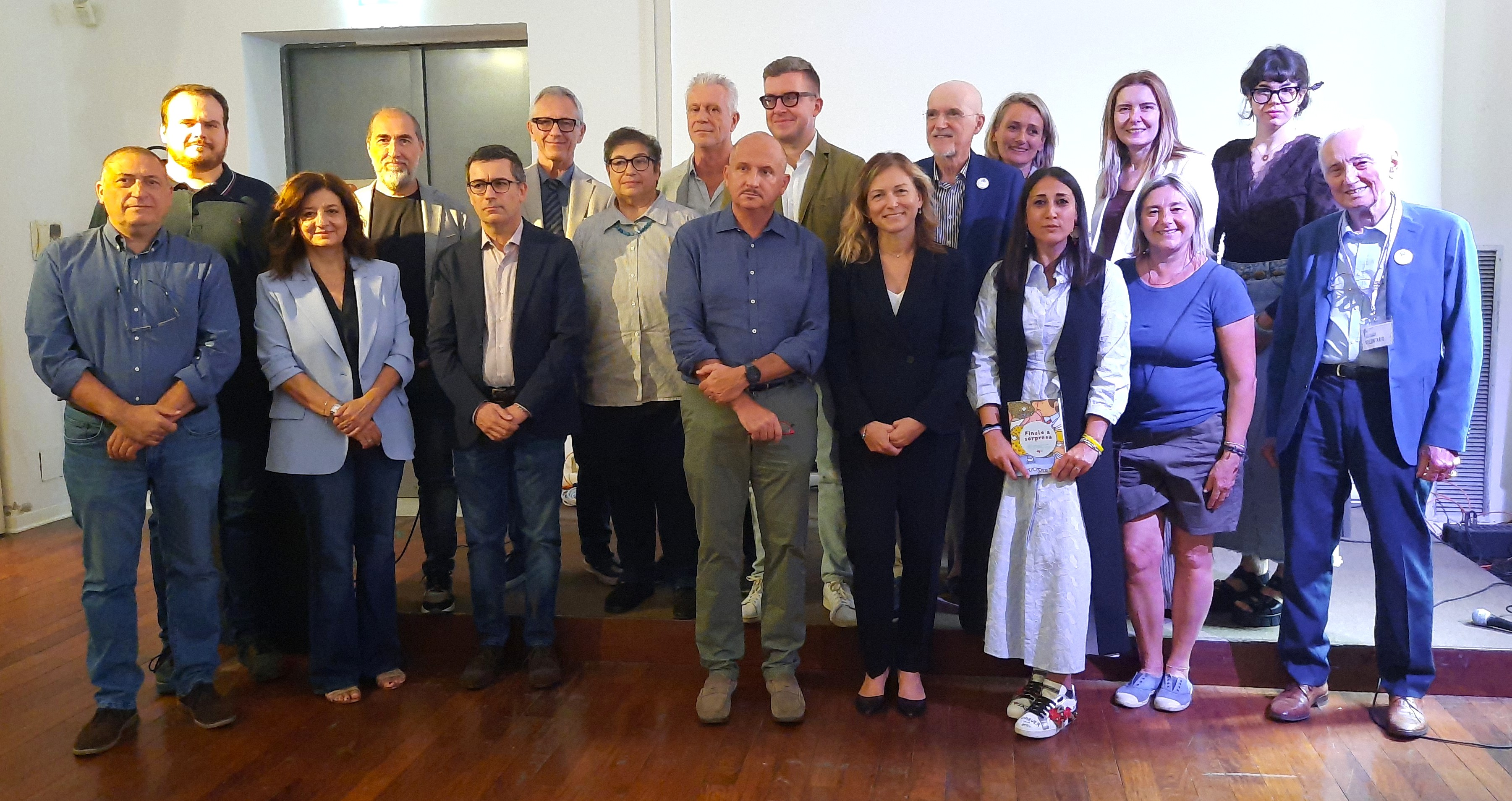 I protagonisti della conferenza stampa