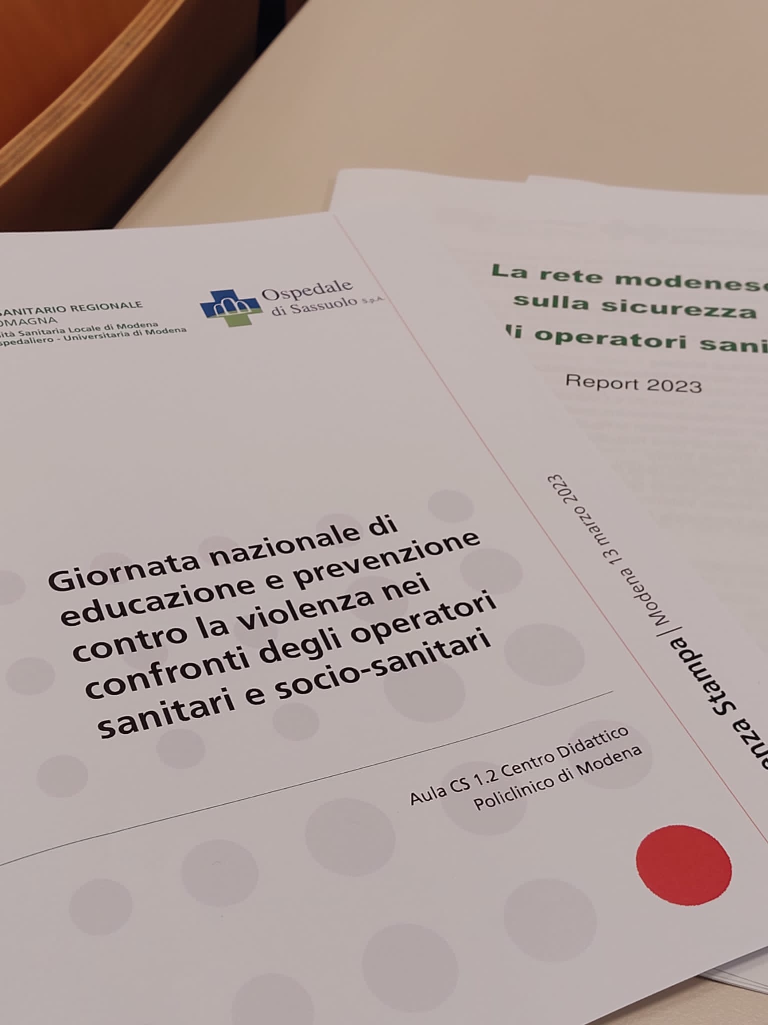 Giornata nazionale di educazione e prevenzione contro la violenza nei confronti degli operatori sanitari e socio-sanitari 