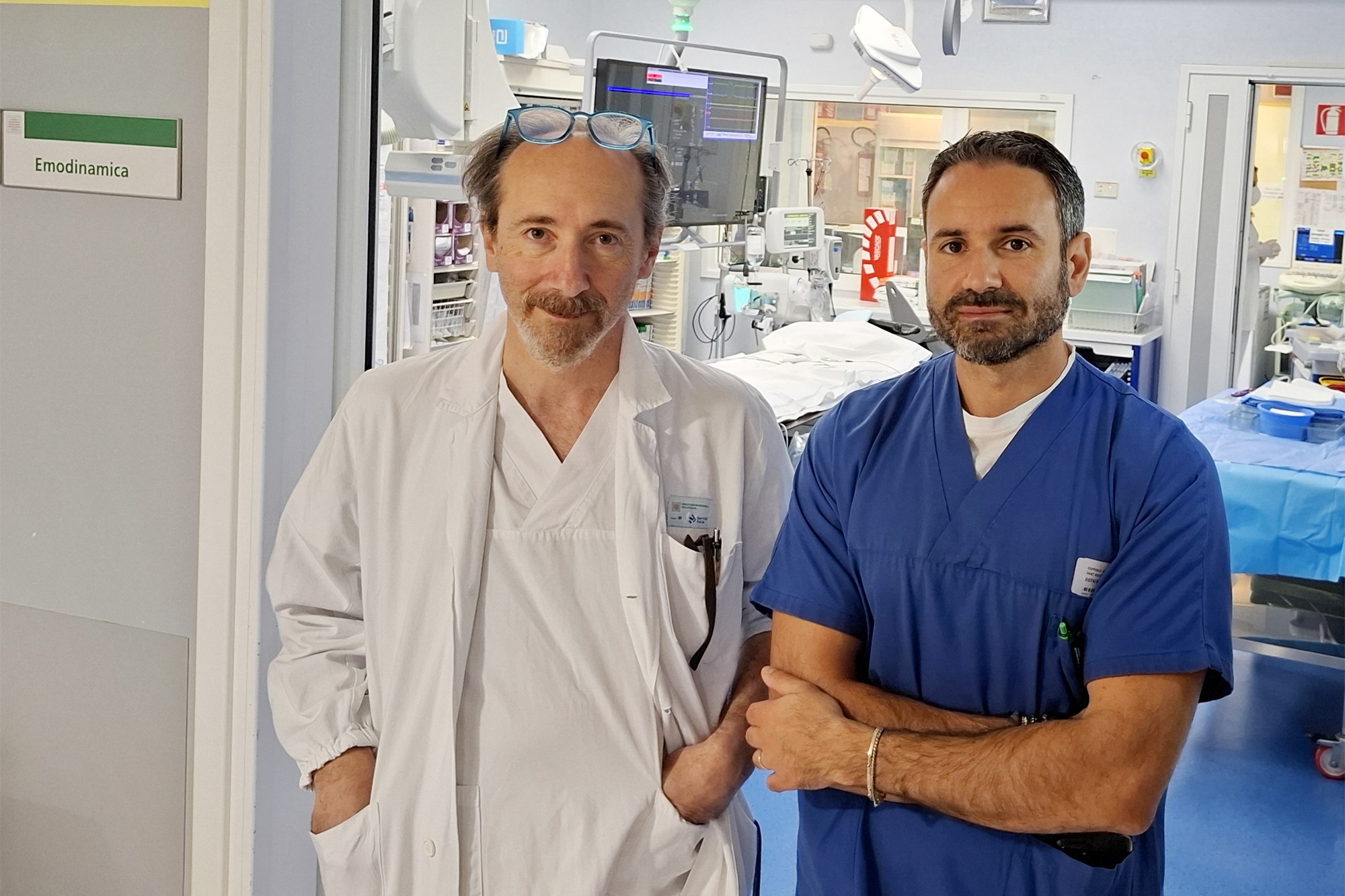 Il Dottor Mauro Zennaro, a sinistra, e il Dottor Daniele Iaccarino