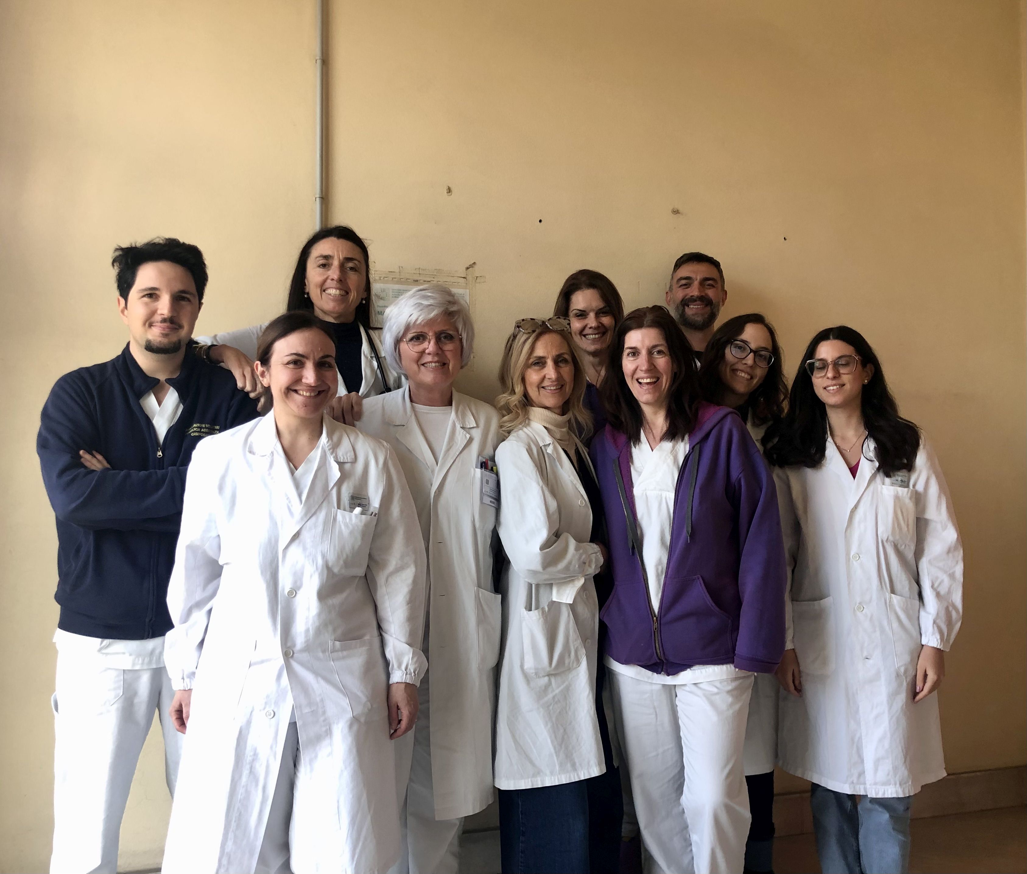 Renata Menozzi e il proprio team