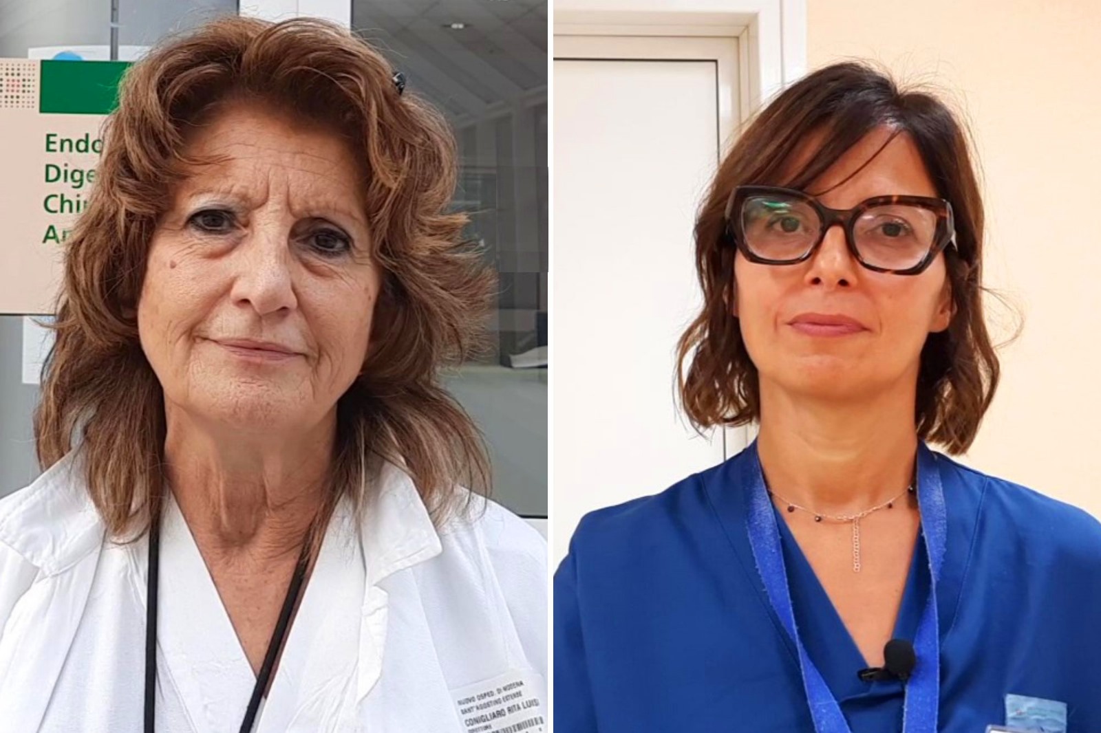 Rita Conigliaro, a sinistra, ed Helga Bertani