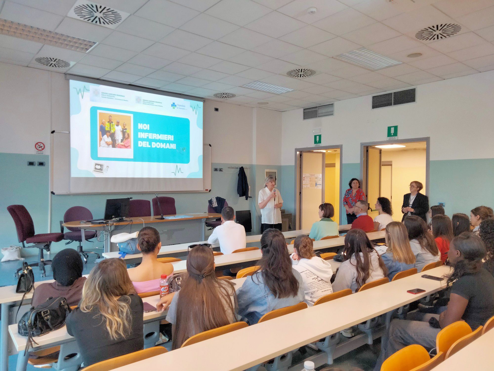 Il primo incontro del progetto "Noi infermieri del domani"