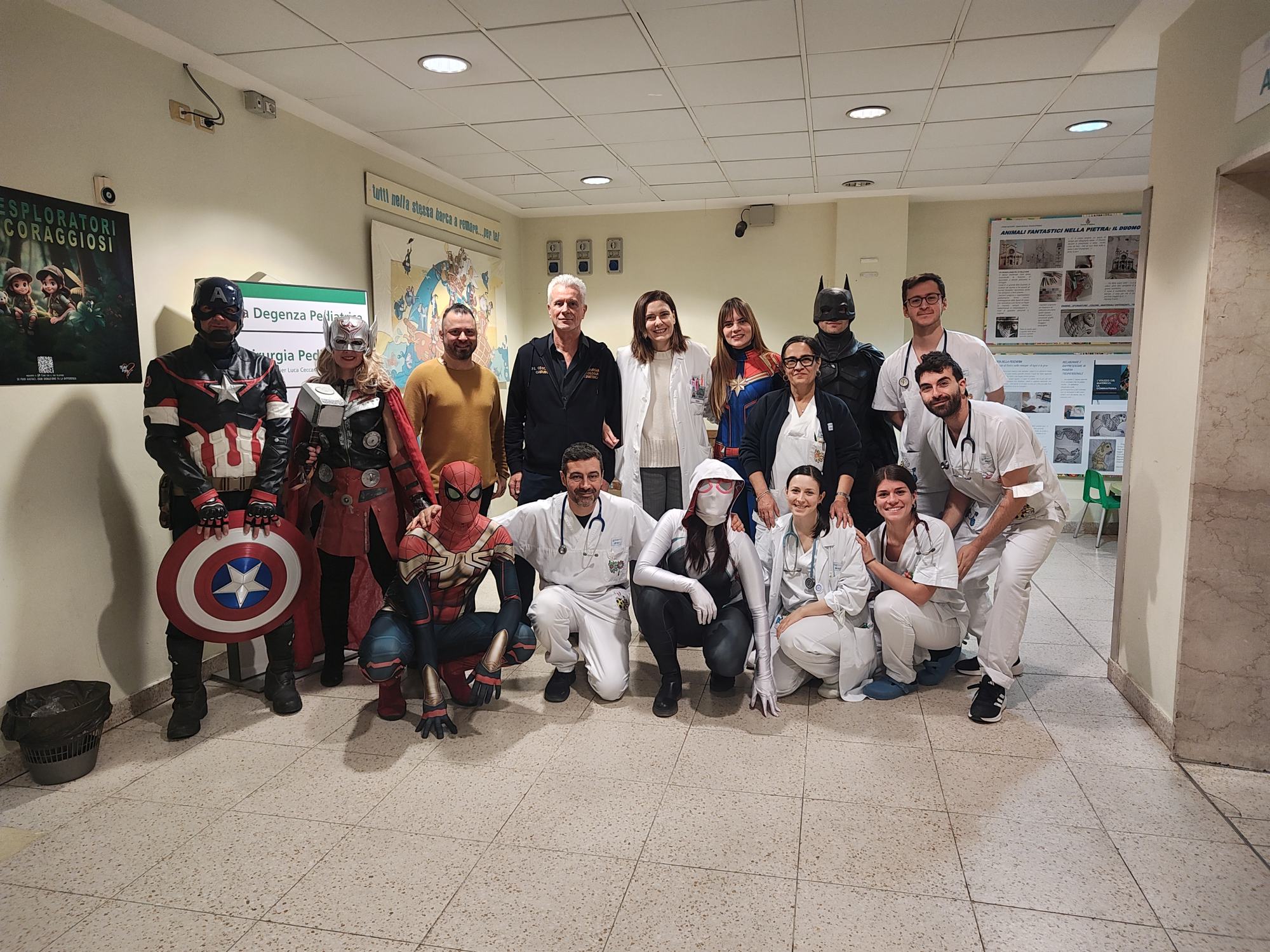 I supereroi in Pediatria