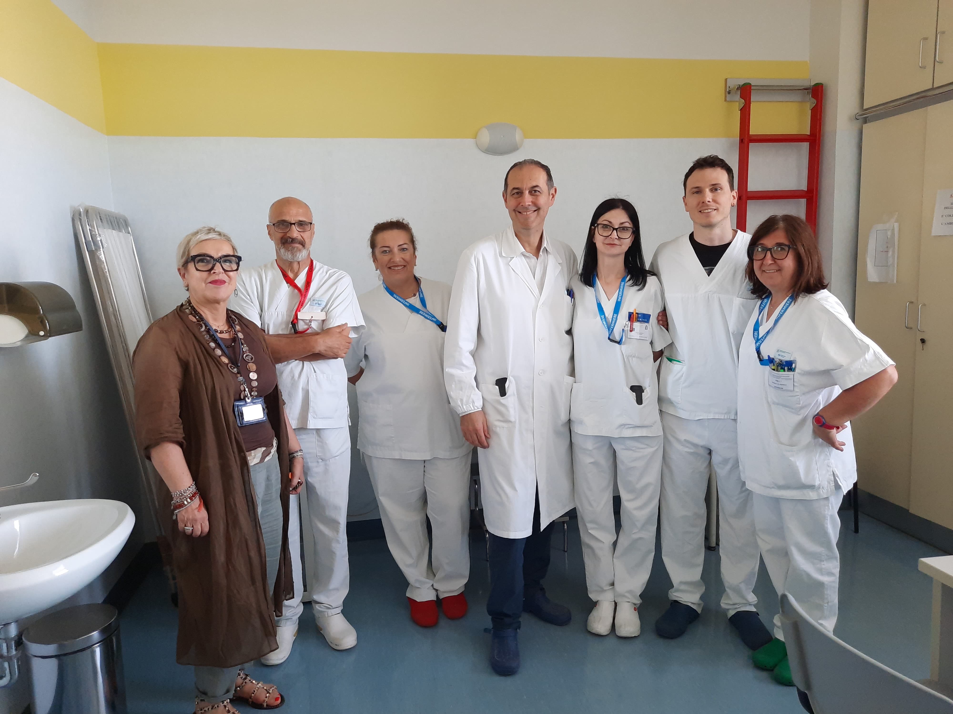 Il team medico e infermieristico dedicato all'ambulatorio