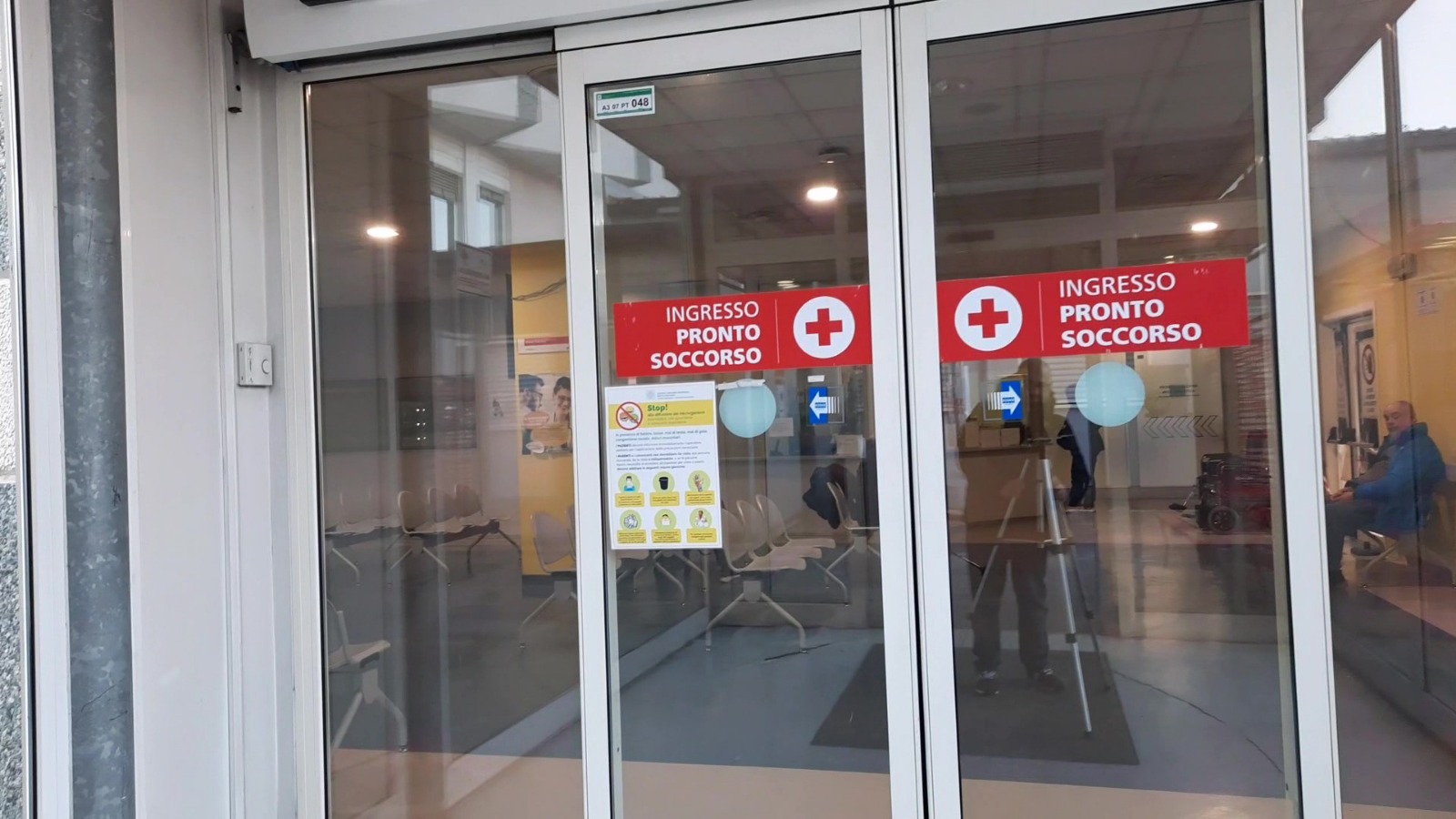 L'ingresso del Pronto Soccorso di Baggiovara