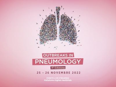 Outbreaks in Pneumology: dal 25 al 26 novembre la quarta edizione