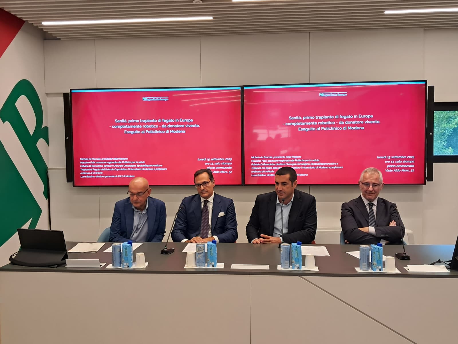 Sanità. Una nuova frontiera per la trapiantologia dell’Emilia-Romagna: al Policlinico di Modena eseguito per la prima volta in Europa un trapianto di fegato completamente robotico da donatore vivente