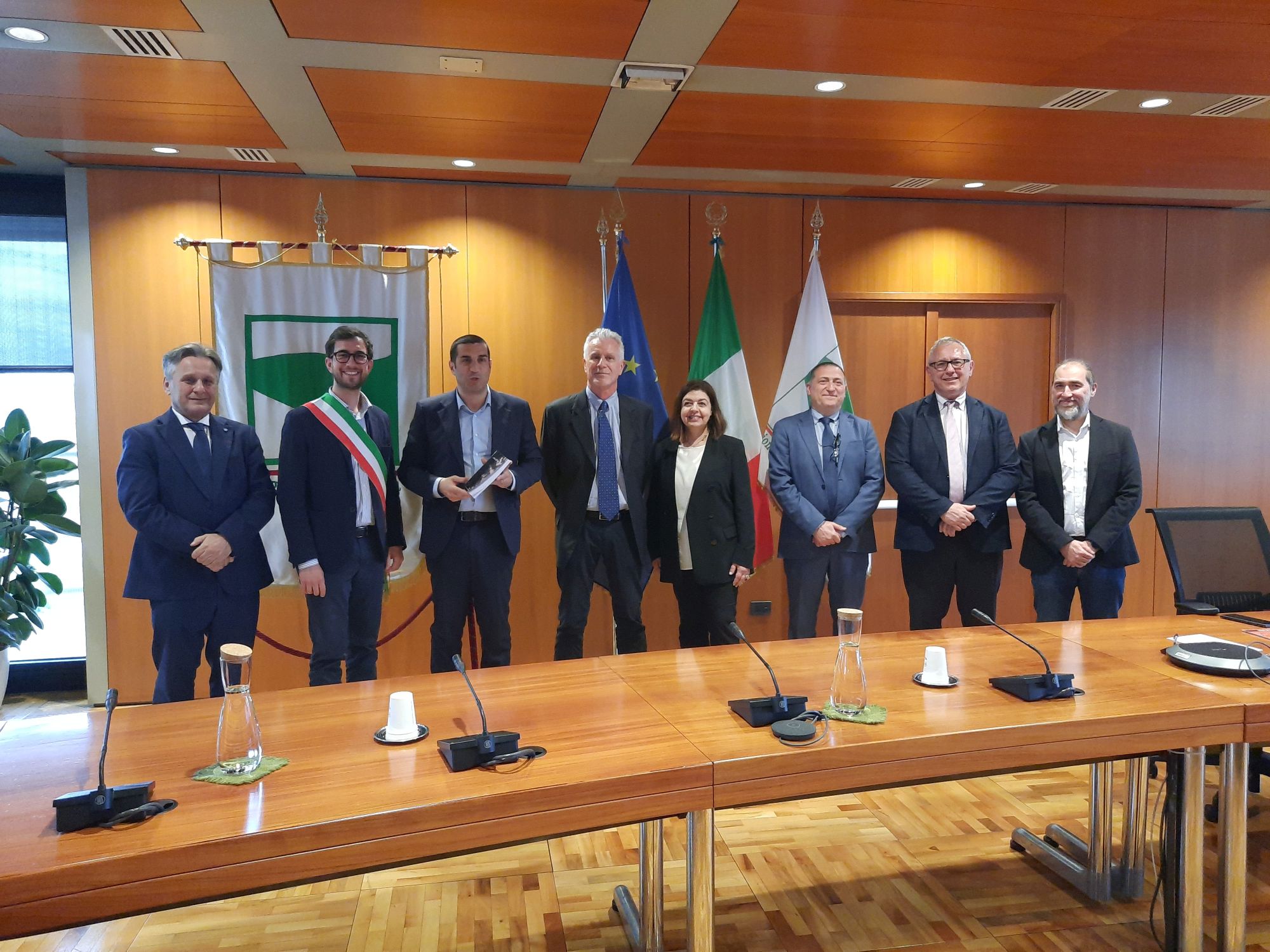 La delegazione dell'AOU ospite in Regione con il Presidente Michele de Pascale