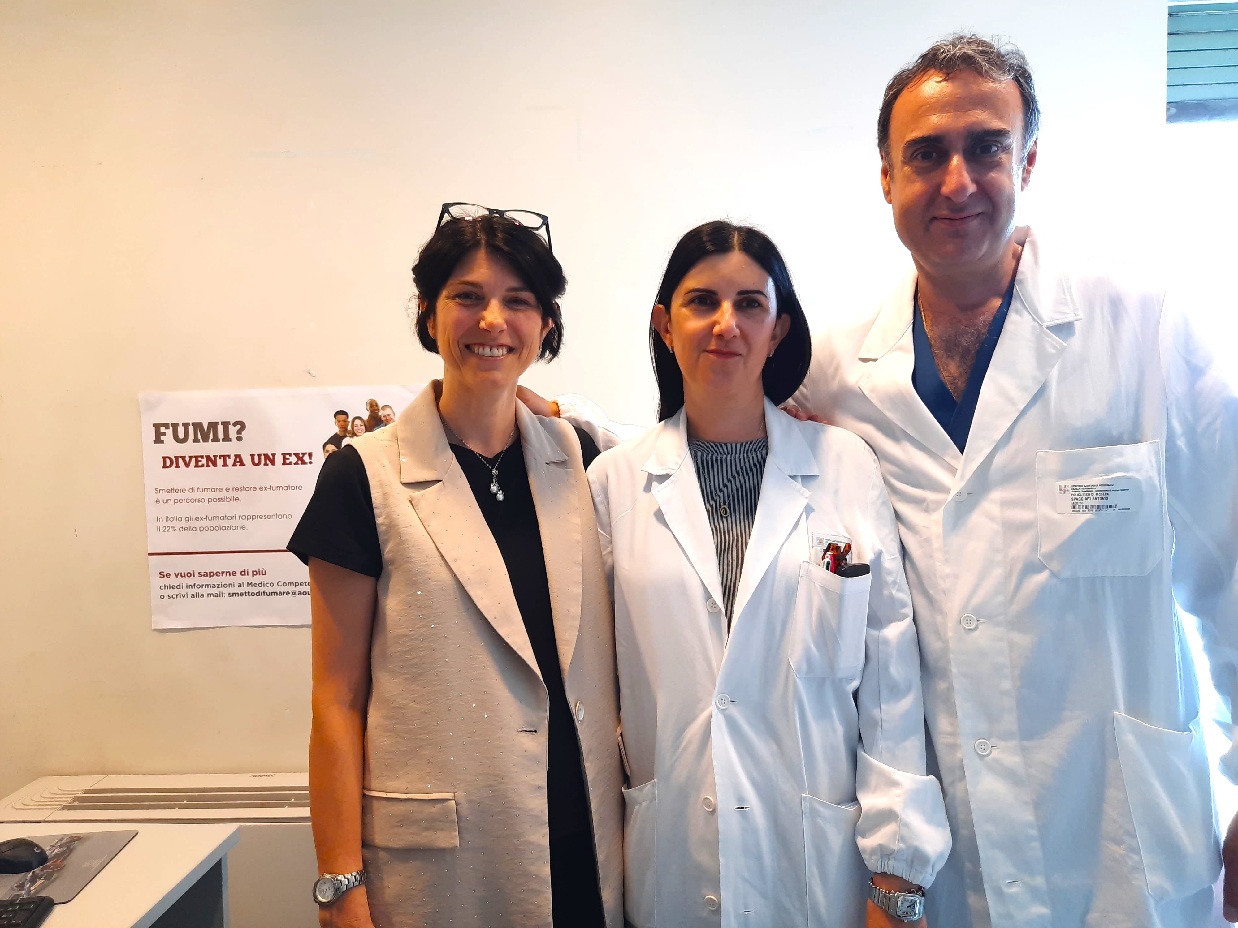 Da sinistra Annalisa Bergonzoni, Daria Brovia e Antonio Spaggiari