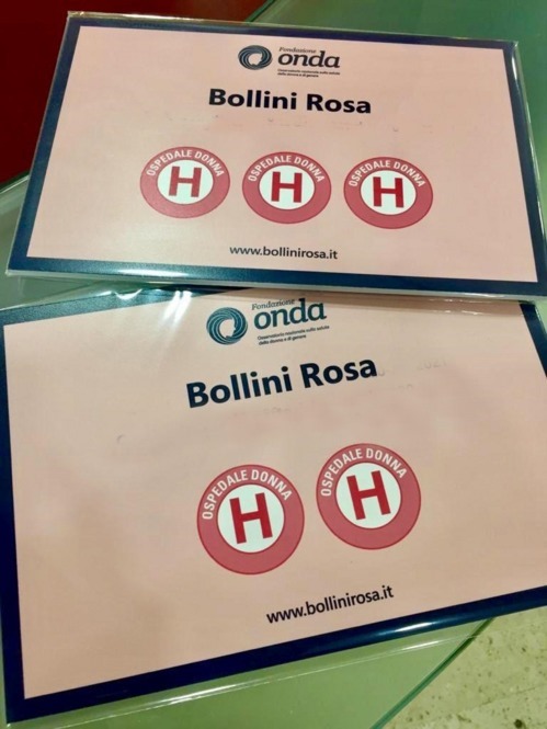 I Bollini Rosa conferiti agli ospedali dell'AOU di Modena