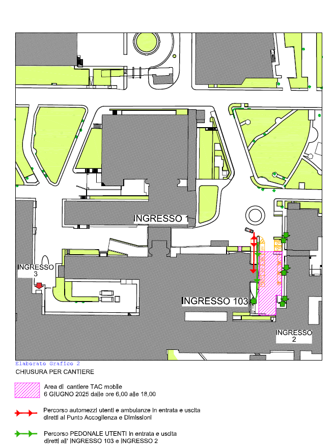 La mappa del cantiere