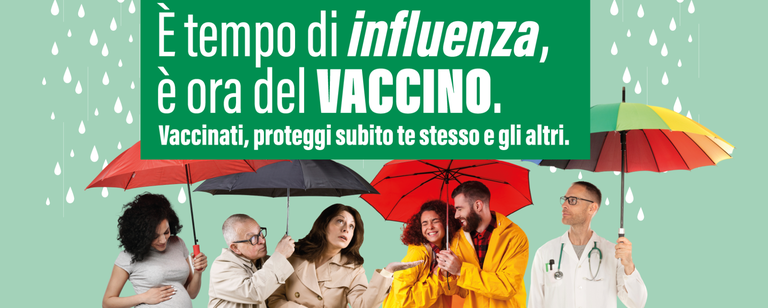 È tempo di influenza, è ora del vaccino