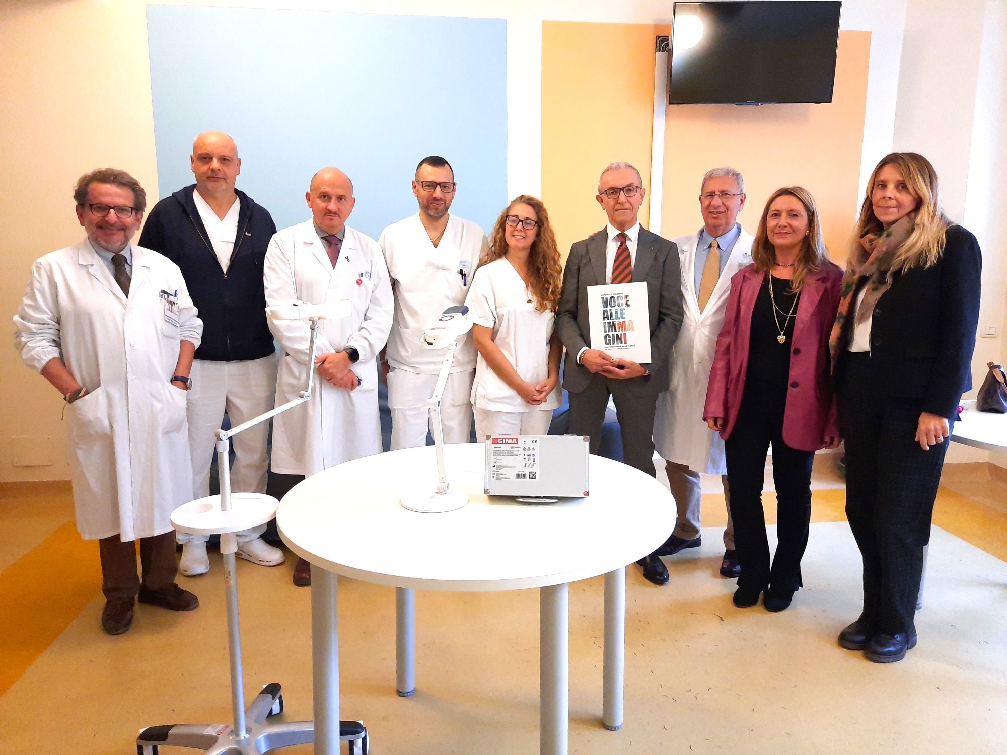 La consegna della donazione