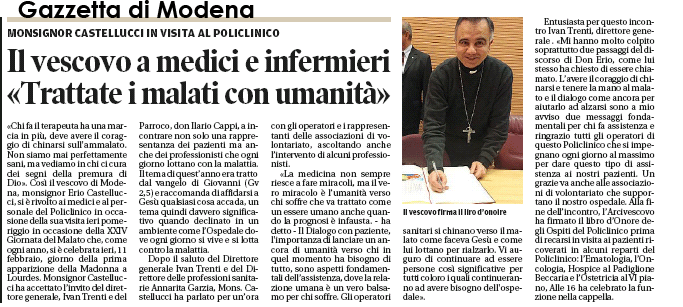 12.02.2016 - Gazzetta di Modena