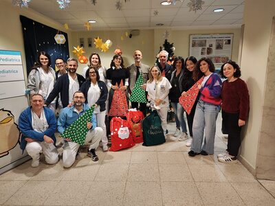 La consegna della donazione