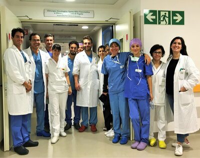 L'equipe della Chirurgia Epatobiliopancreatica 
