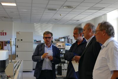 La visita al Laboratorio