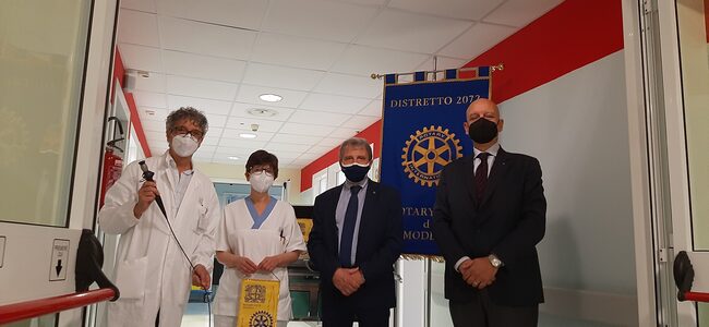 Il Rotary Club di Modena dona due broncoscopi all’Ospedale Civile di Baggiovara