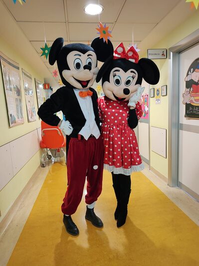 Minnie e Topolino in Pediatria