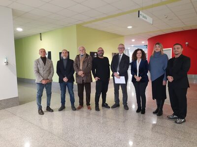 L'inaugurazione della mostra "Introspezione" all'Ospedale Civile di Baggiovara
