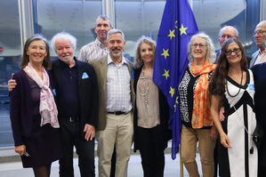 La visita al Parlamento Europeo