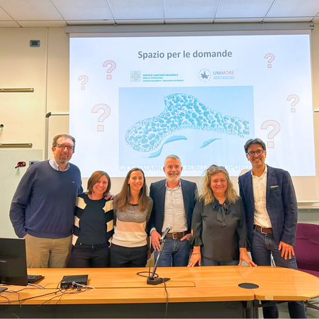 Uno scatto di gruppo durante l'evento