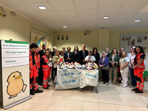Il momento della donazione