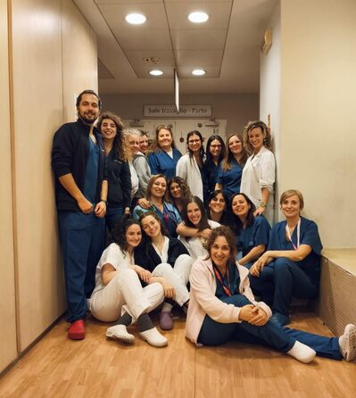 Il turno della notte di Capodanno in Ostetricia al Policlinico di Modena