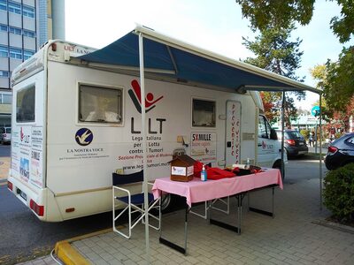 Il camper della Lilt Modena