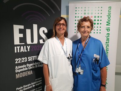 Rita Conigliaro, a destra, ed Helga Bertani