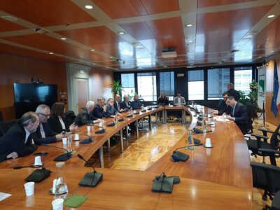 Un momento dell'incontro