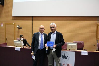 La premiazione a Pier Franco Conte