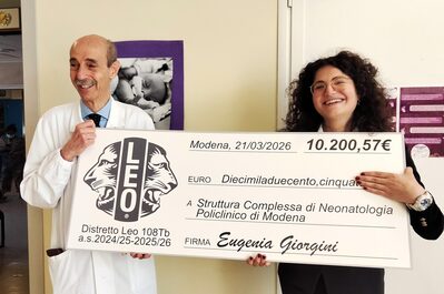 Eugenia Giorgini e il Professor Alberto Berardi