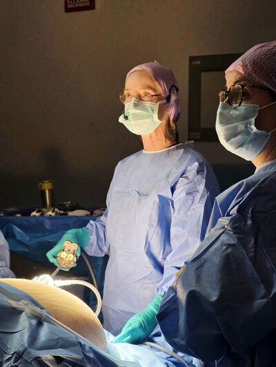 L'intervento all'Ospedale Civile di Baggiovara