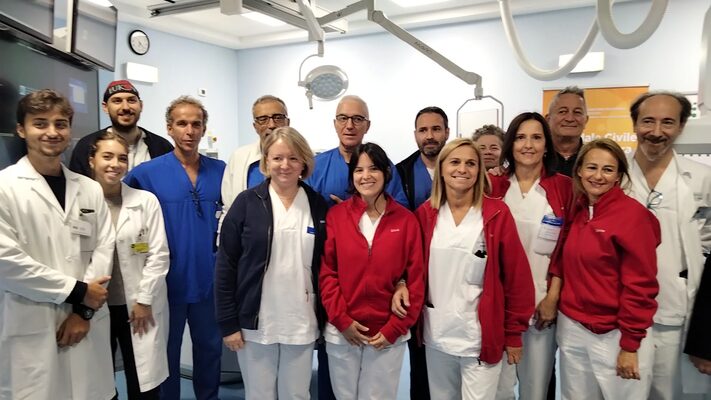 L'inaugurazione dei nuovi angiografi