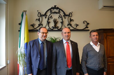 Da sinistra Ivan Cavallo, Ivan Trenti, Luca Sircana