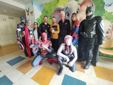 La consegna della donazione