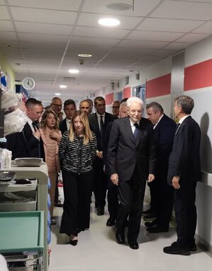 Il Presidente della Repubblica Sergio Mattarella e la Presidente del Consiglio Giorgia Meloni