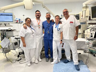 Da sinistra Maria Luisa Lombardi, Leonardo D'Ambrosio, Giuseppe Grande, Teresa Frattaruolo e Valerio Ottaviani