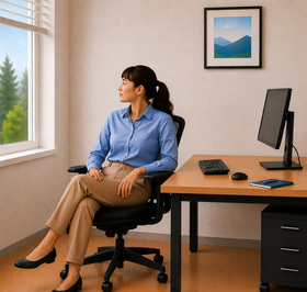 Concept protezione da affaticamento visivo