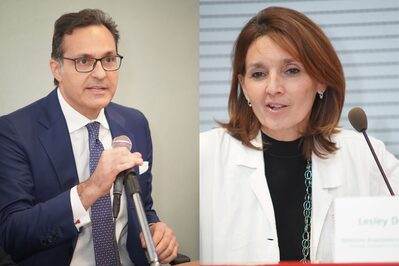 Il Professor Fabrizio Di Benedetto e la Dottoressa Lesley De Pietri