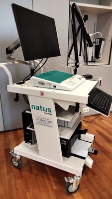 L'elettromiografo presentato in conferenza stampa