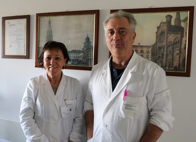 Elisabetta Bertellini e Lucio Brugioni