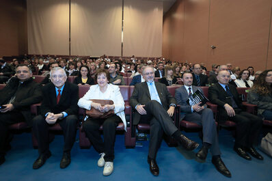 La platea della conferenza stampa