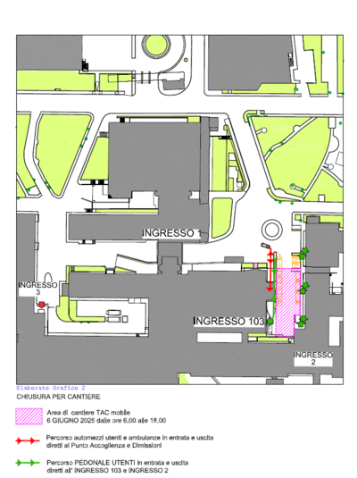 La mappa del cantiere