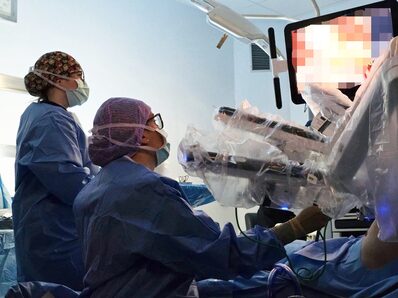 L'intervento all'Ospedale Civile di Baggiovara