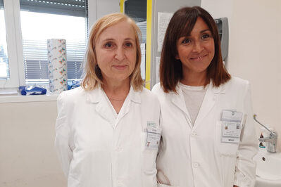 Le dermatologhe Claudia Lasagni, a sinistra, e Laura Bigi