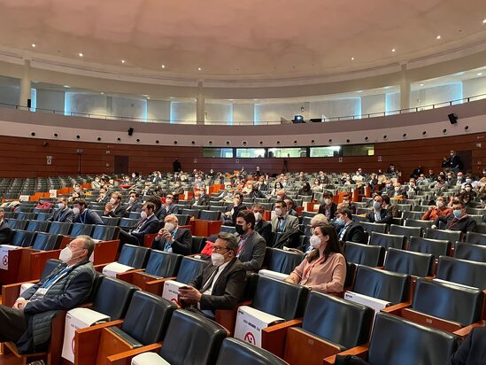 Un'inquadratura della platea