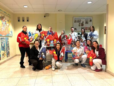 I volontari di Serramazzoni in Pediatria