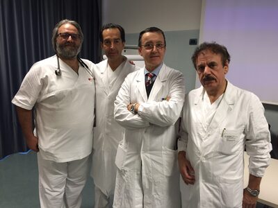Rosario Rossi, Fabio Sgura, Giuseppe Boriani e Carlo Cappello